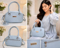 Elegant Sky Blue Women's Handbag
